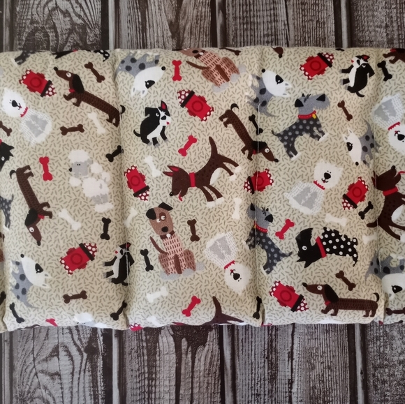 Microwavable Heating Pad Dogs Bones Firehydrants - Picture 3 of 3